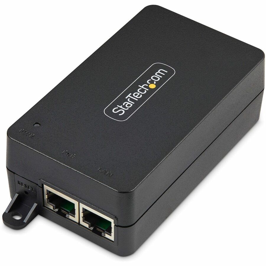 StarTech.com 1-Port 10Gbps Gigabit PoE++ Injector, 60W, 2.5/5/10G Ethernet, PoE++ (802.3af/at/bt), Unmanaged, TAA