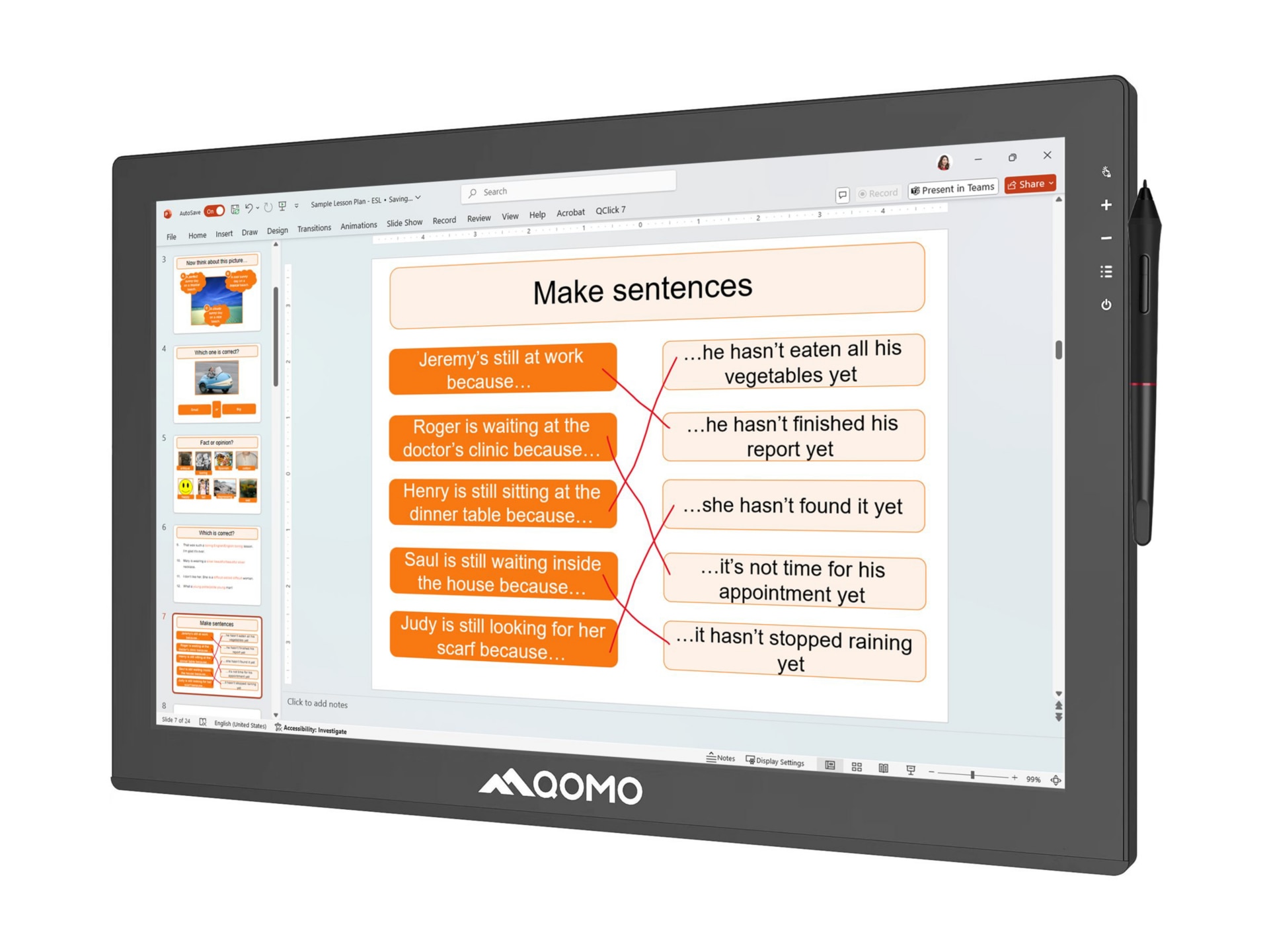 QOMO PresenStation 800F1 - digitizer - USB