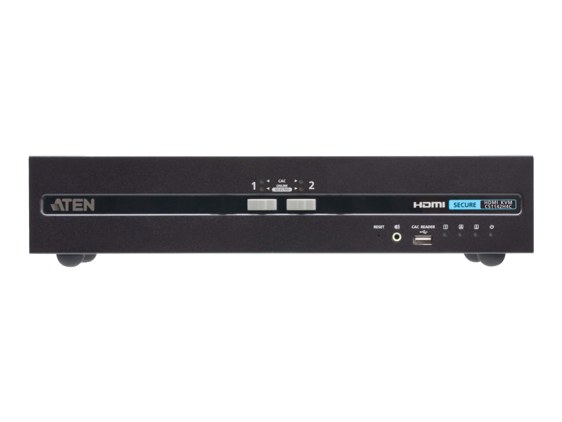 ATEN CS1142H4C - PSD PP v4.0 Compliant - KVM / audio switch - 2 ports