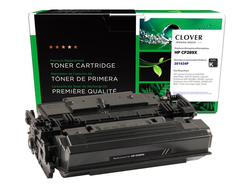 Clover Imaging Group - High Yield - black - compatible - remanufactured - toner cartridge (alternative for: HP 89X, HP