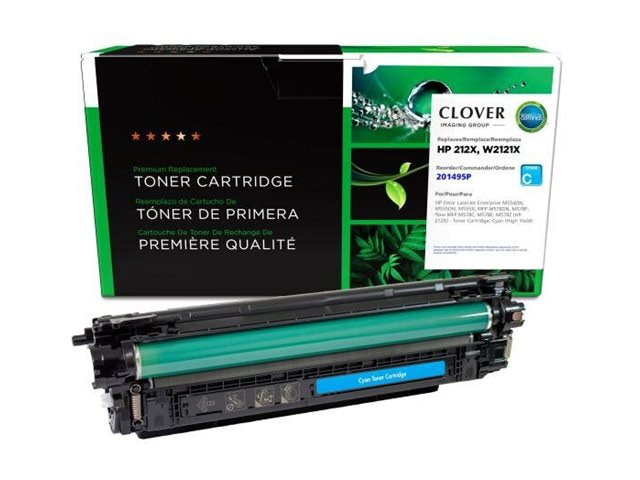 Clover Imaging Group - High Yield - cyan - compatible - remanufactured - toner cartridge (alternative for: HP 212X)