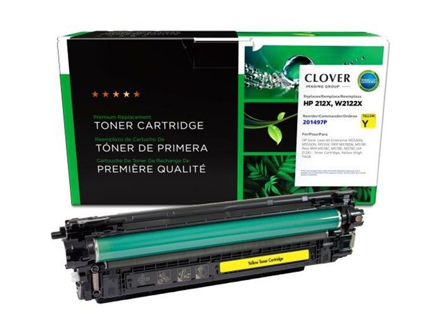 Clover Imaging Group - High Yield - yellow - compatible - remanufactured - toner cartridge (alternative for: HP 212X)