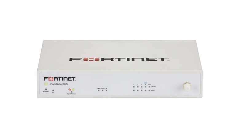 Fortinet FortiWiFi 50G-SFP - security appliance - Wi-Fi 6 - cloud-managed -