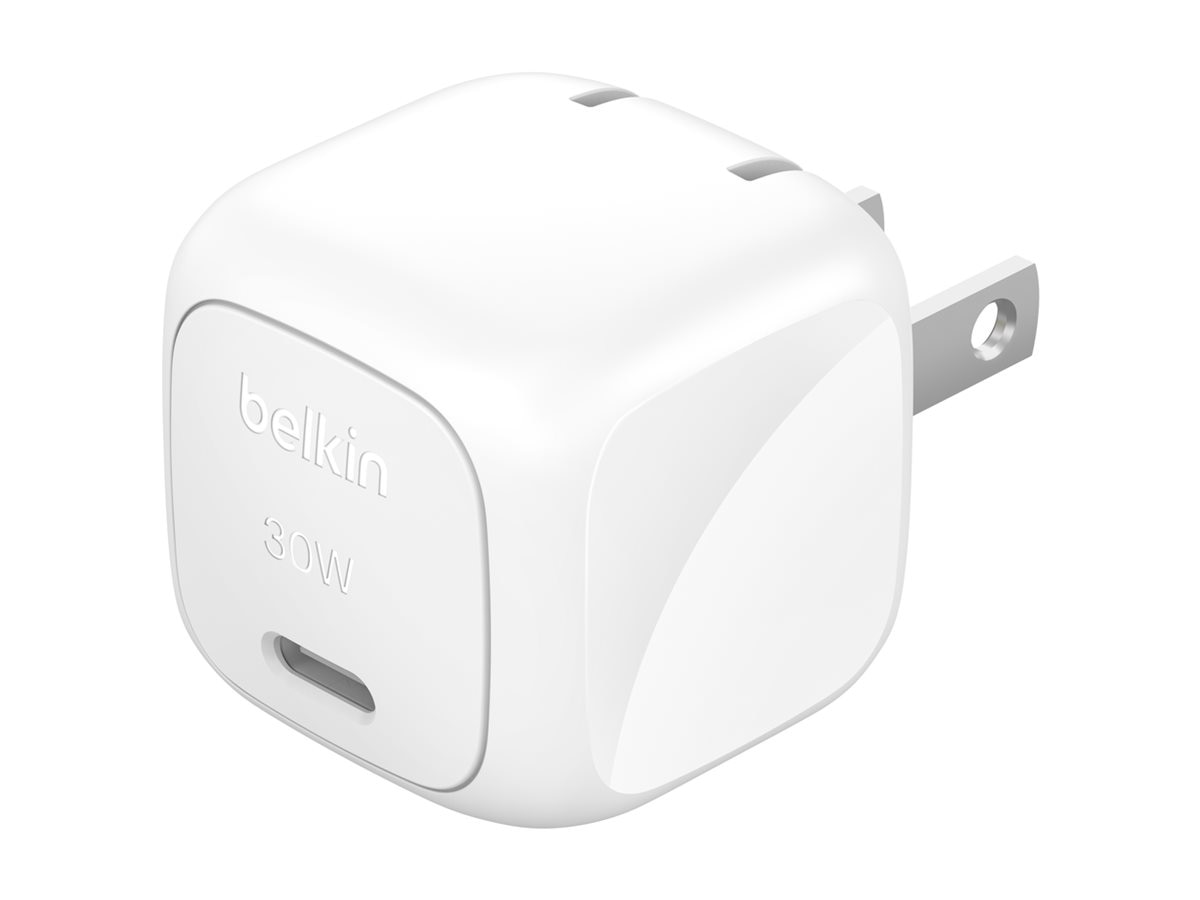 Belkin BoostCharge power adapter - compact - 24 pin USB-C - 30 Watt