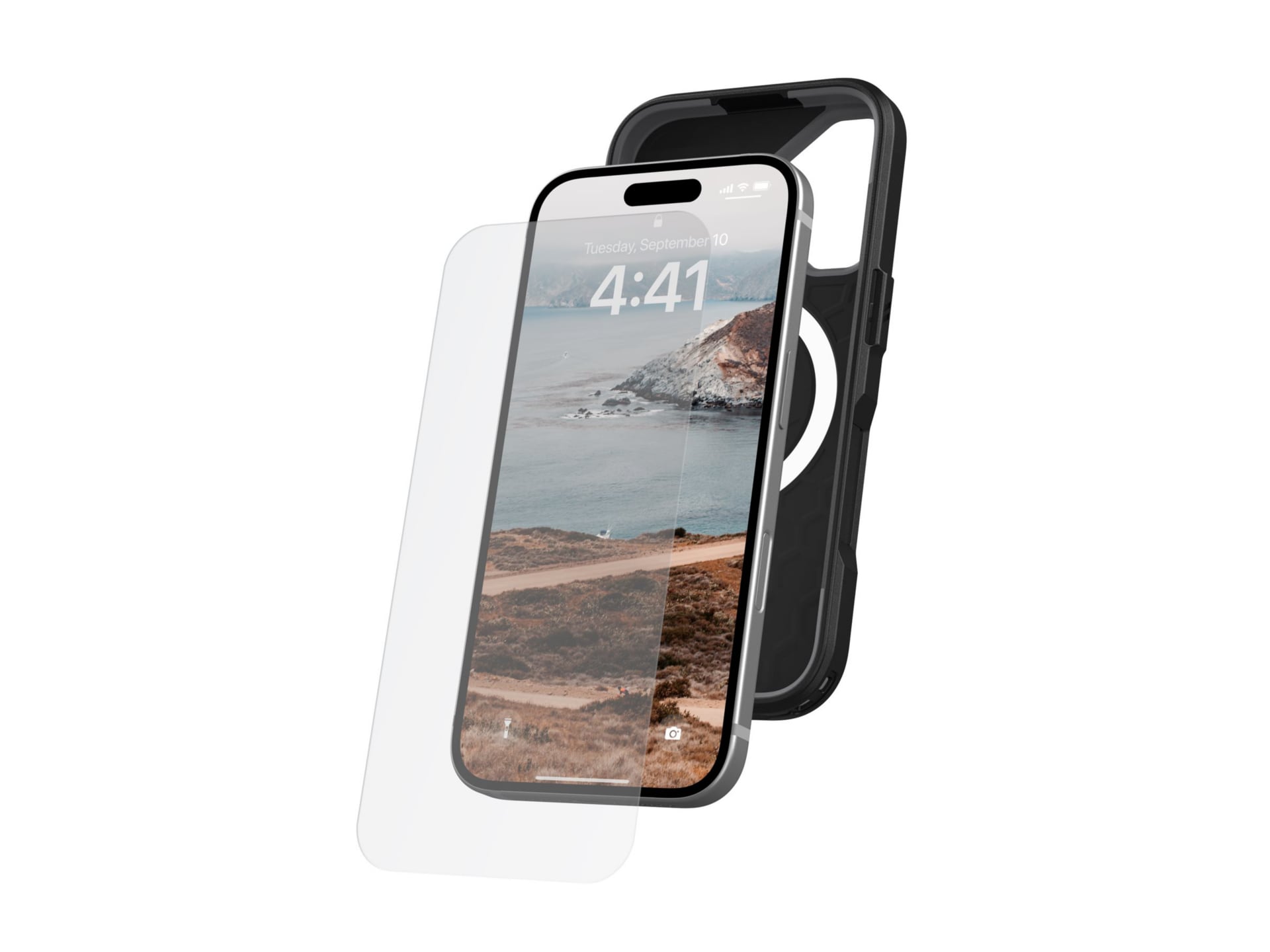 UAG Glass Screen Shield Protector for Apple iPhone 16- Clear