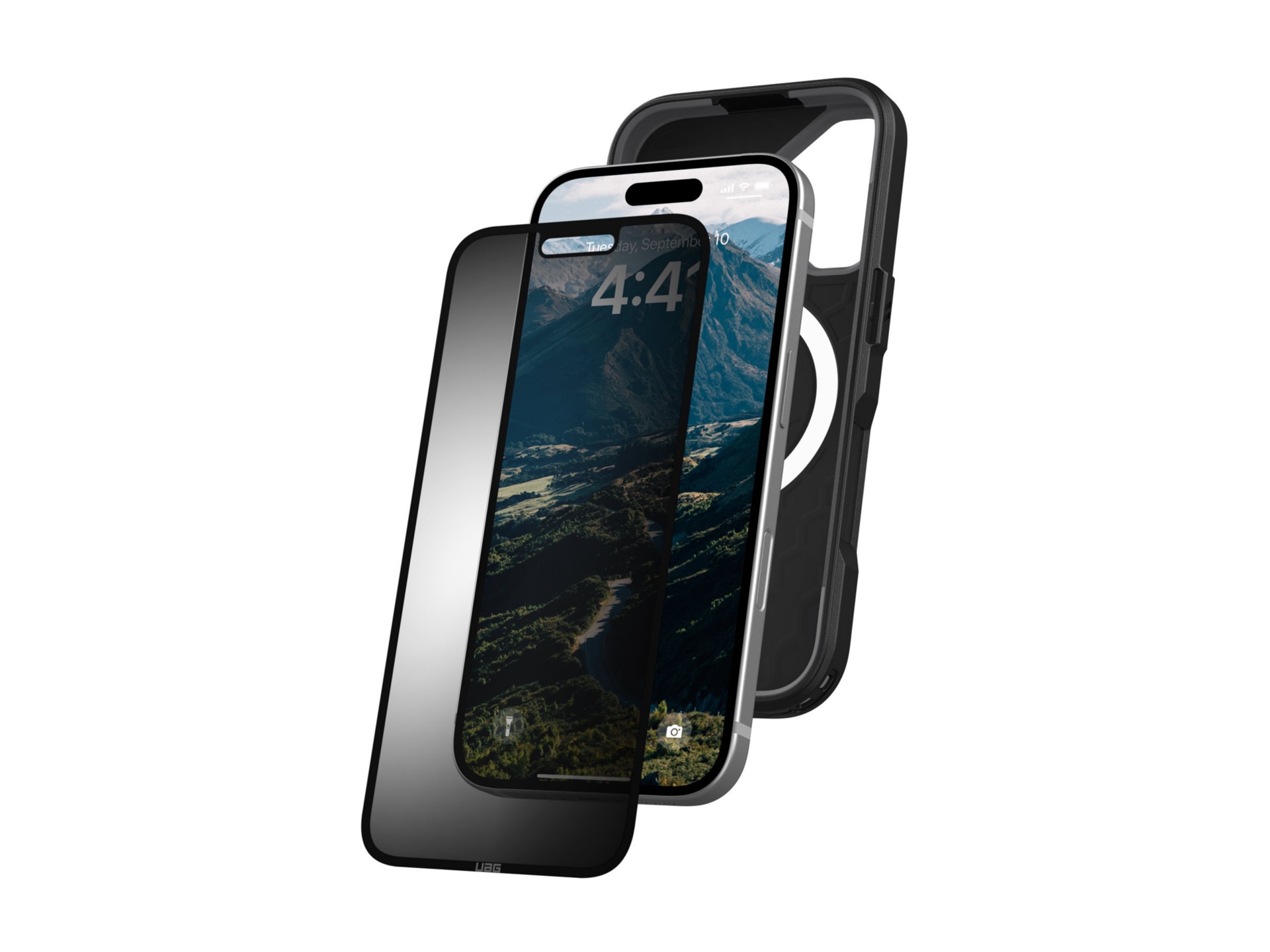 UAG Removable Privacy Screen for Apple iPhone 15/16 - Clear