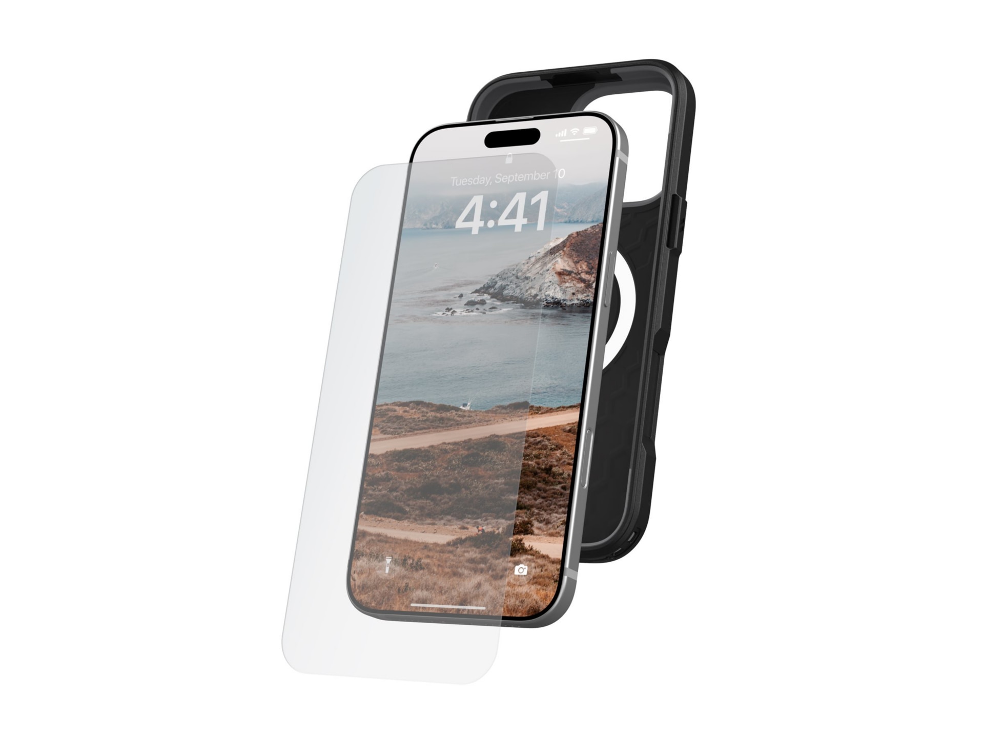 UAG Glass Screen Shield Protector for Apple iPhone 16 Pro Max - Clear