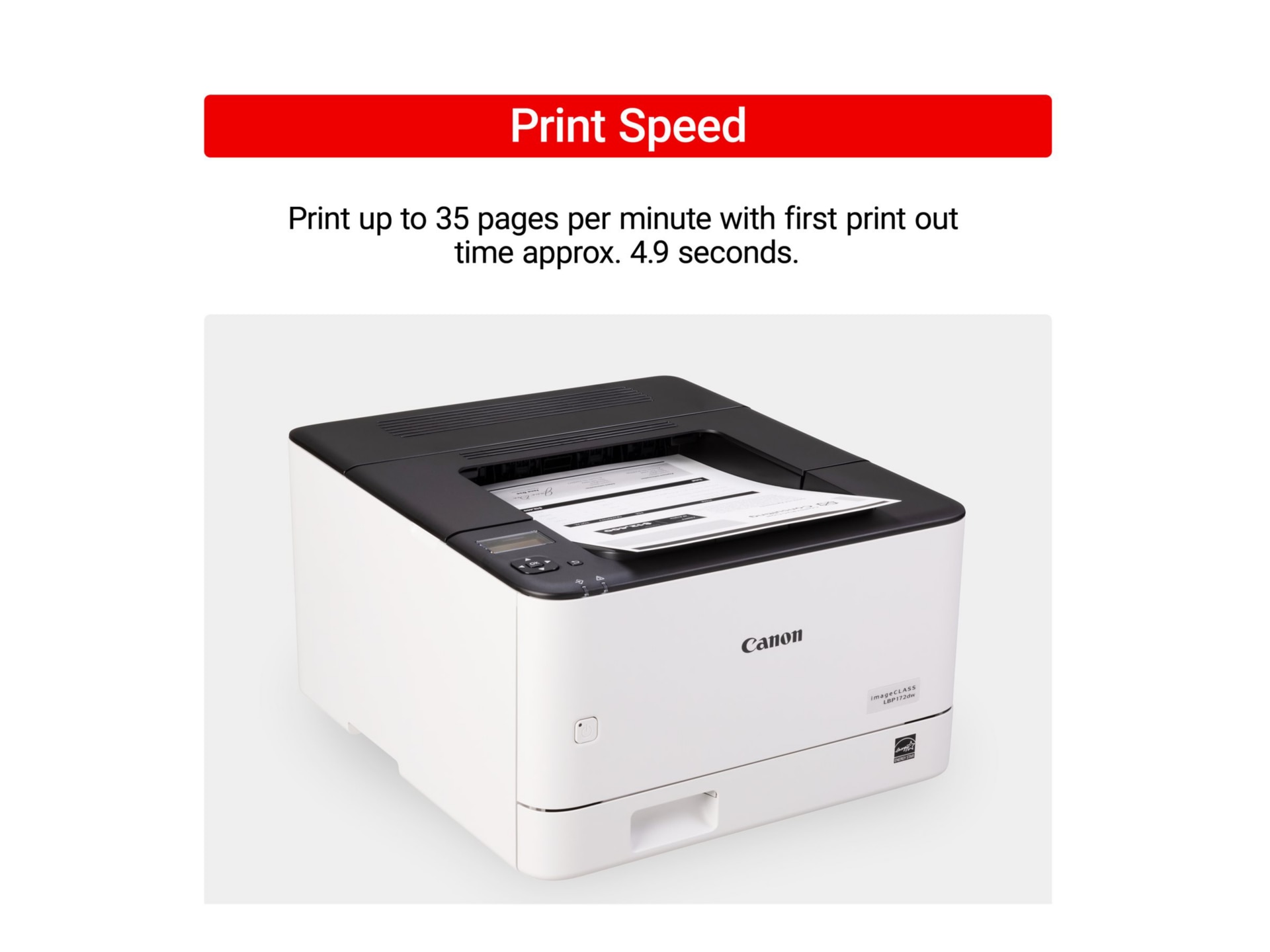 Thumbnail 2 of 8 for Canon imageCLASS LBP172dw - printer - B/W - laser