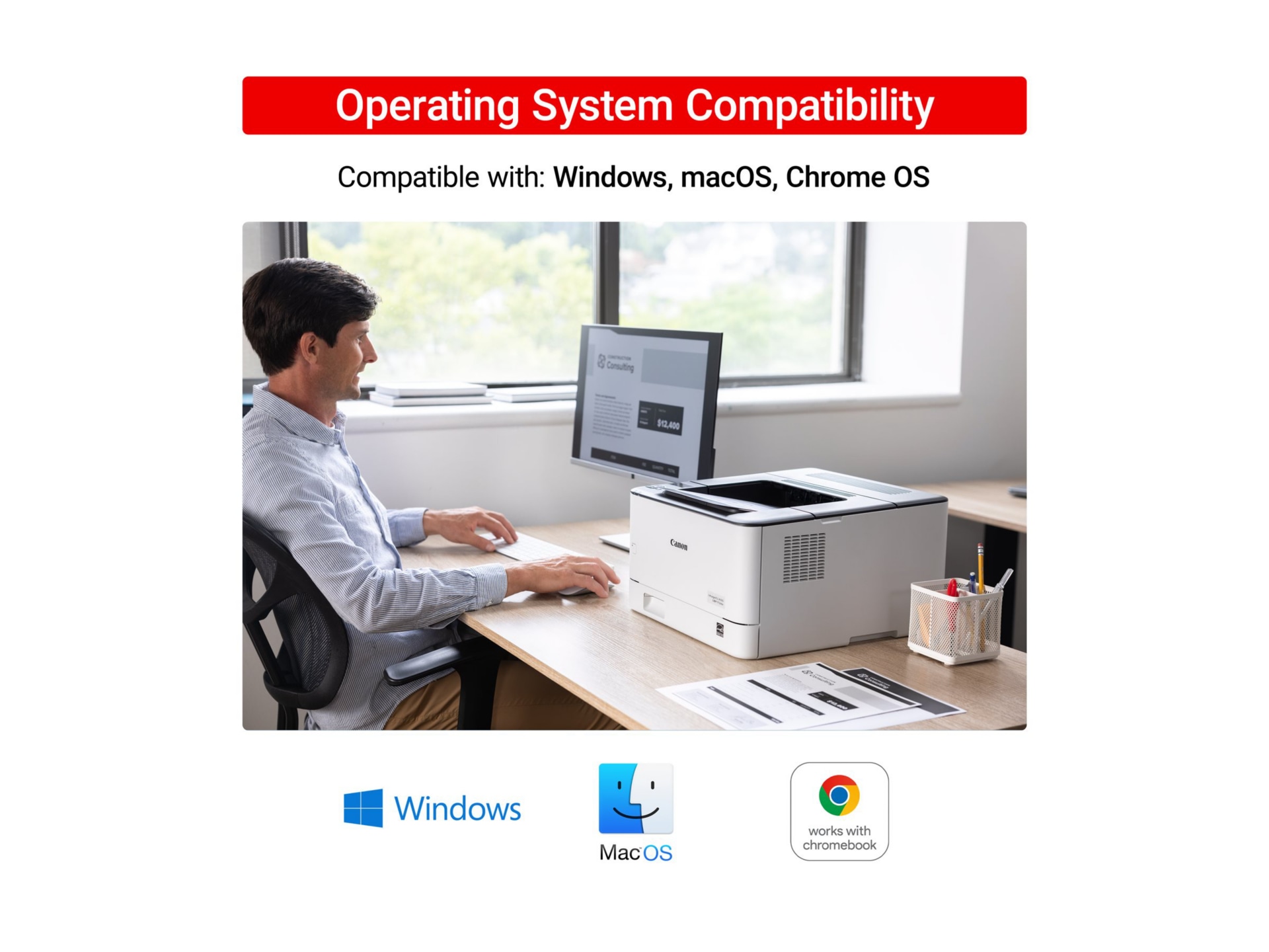 Thumbnail 4 of 8 for Canon imageCLASS LBP172dw - printer - B/W - laser