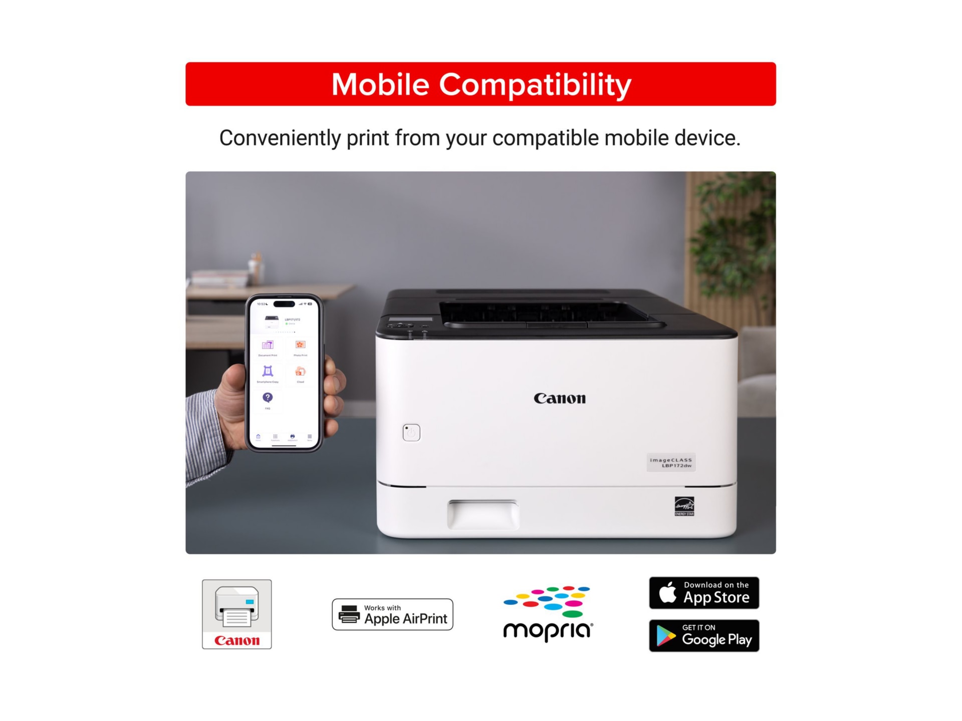 Thumbnail 5 of 8 for Canon imageCLASS LBP172dw - printer - B/W - laser