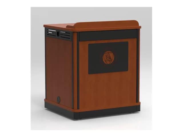 Spectrum Media Manager Series Link - lectern - rectangular - wild cherry