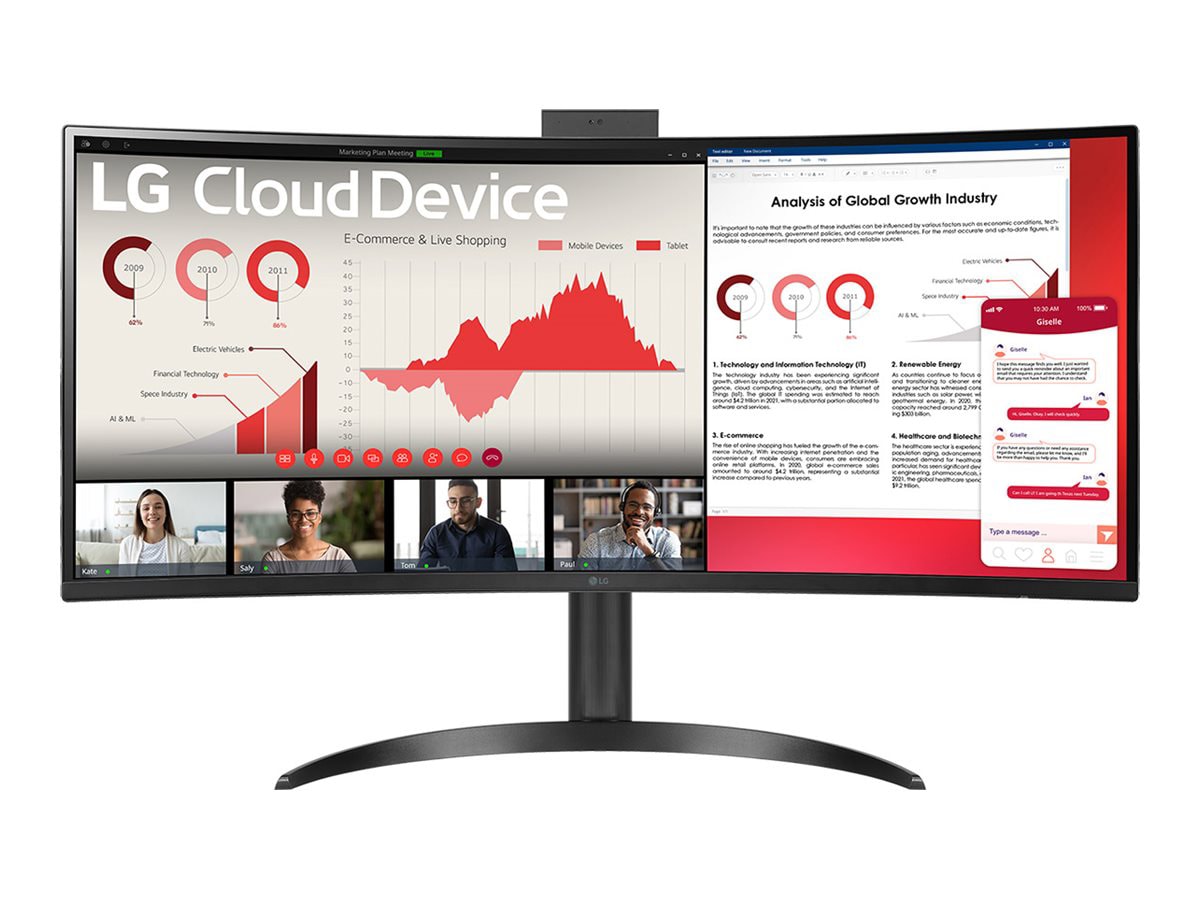 LG 34CR650N-6N All-in-One Thin Client Celeron N5105 Quad-core (4 Core) 2 GH