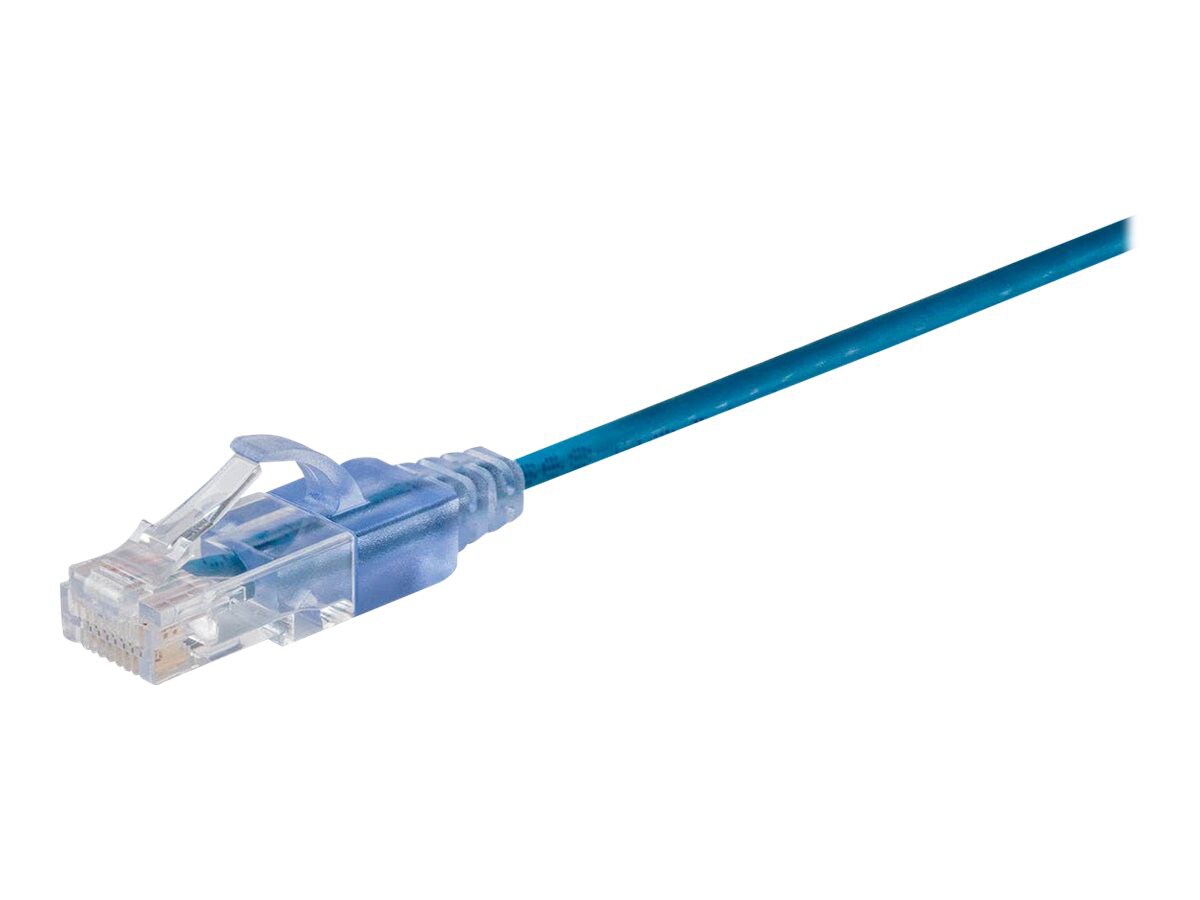 Monoprice SlimRun patch cable - 30.4 cm - blue