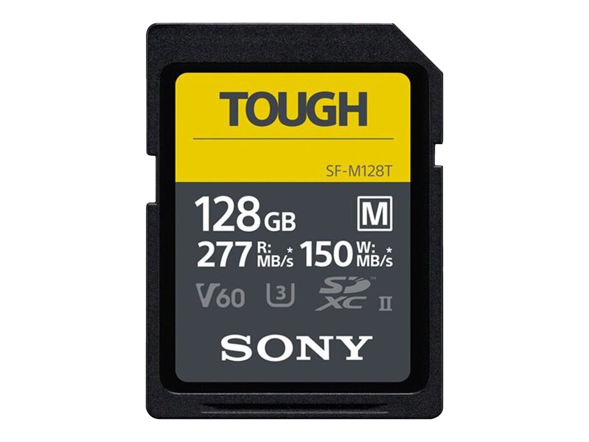 Sony SF-M Series Tough SFM128T/T1 - flash memory card - 128 GB - SDXC UHS-I