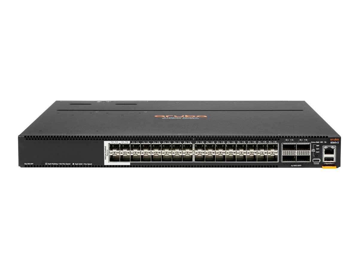 HPE Aruba CX 8360-32Y4C V2 - commutateur - 32 ports - Géré - Montable sur rack