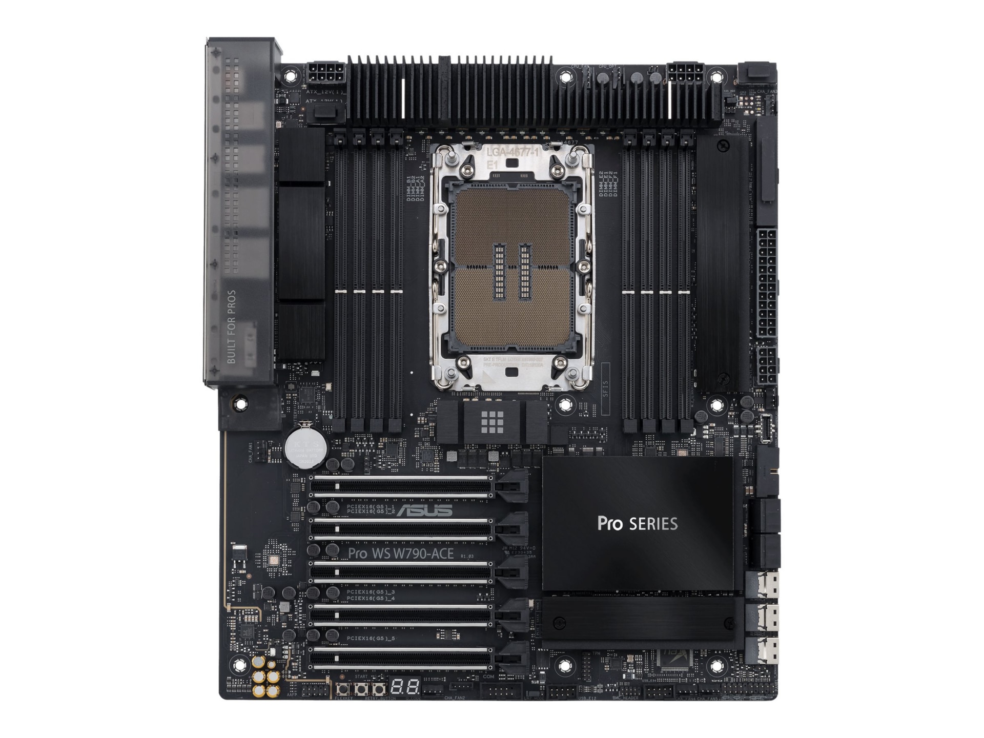 ASUS PRO WS W790-ACE - motherboard - SSI CEB - LGA4677 Socket-E - W790