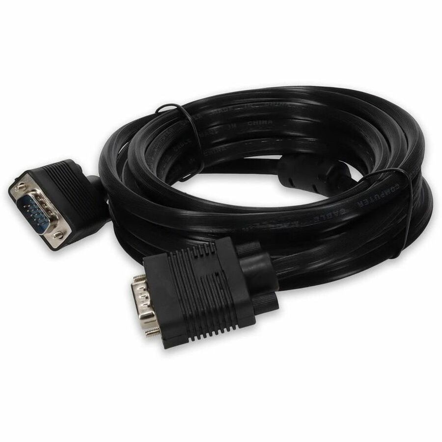 Proline 15ft VGA Male to VGA Male Black Cable For Resolution Up to 1920x1200 (WUXGA)