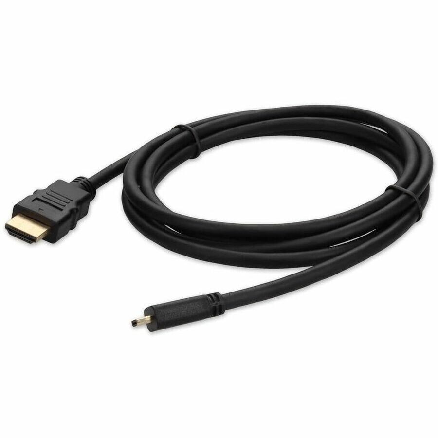 Proline 3ft HDMI 1.4 Male to Micro-HDMI 1.4 Male Black Cable For Resolution
