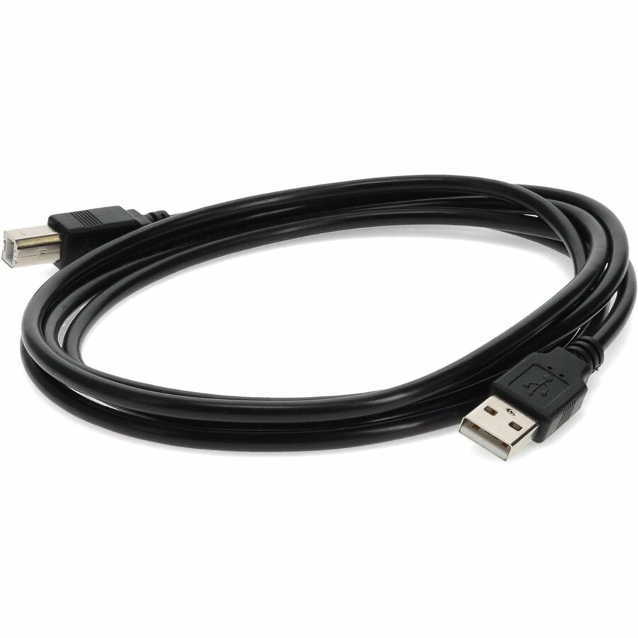 Proline 15ft USB A 2.0 Male to USB B 2.0 Male Black Cable