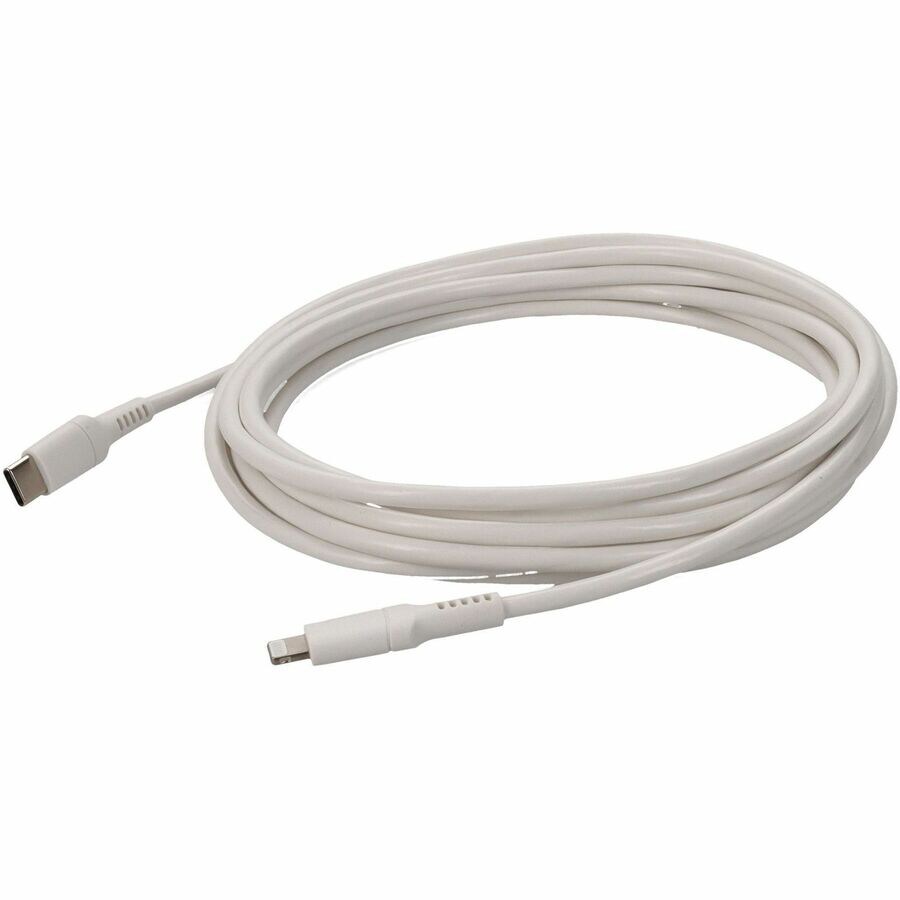 Proline 1.0m (3.3ft) USB C 3.1 Male to Lightning Male White Sync and Charge