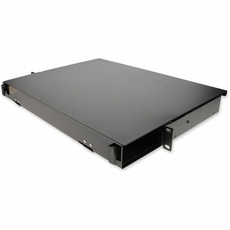 Proline 19-inch Slide-Out Patch Panel 1U Chassis with 4 Open Cassette Bays