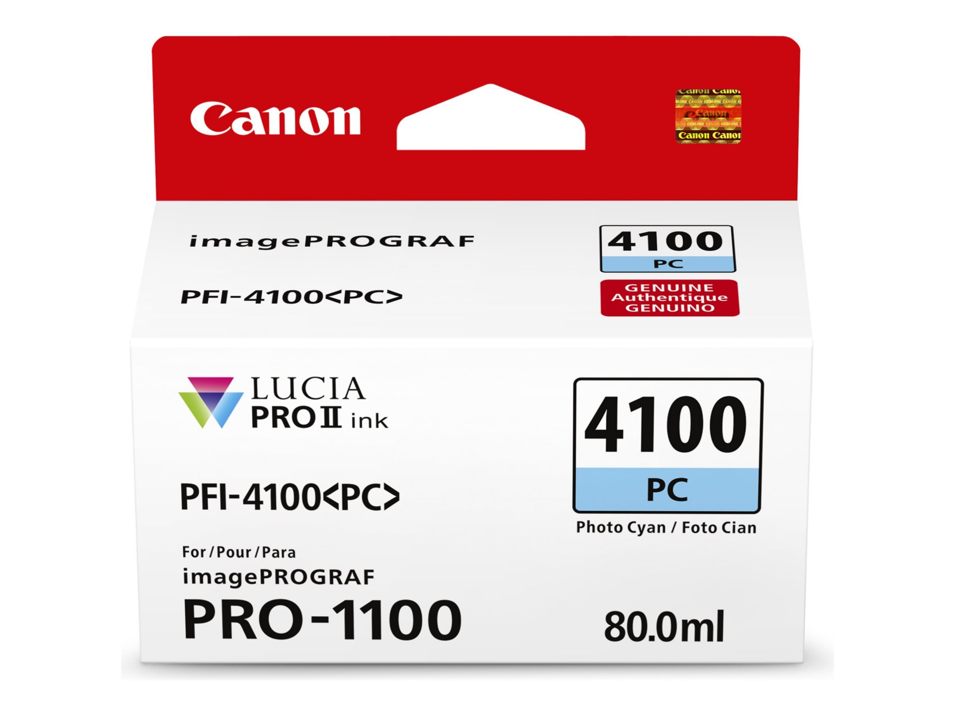 Canon PFI-4100 PC - photo cyan - original - ink tank