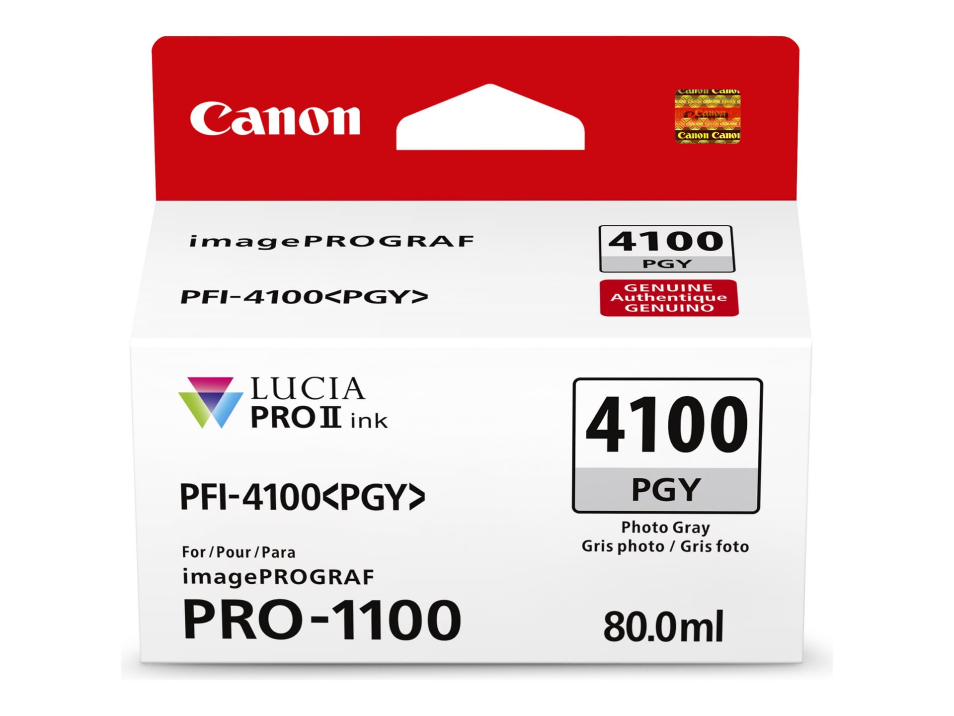 Canon PFI-4100 PGY - photo gray - original - ink tank