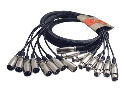 Hosa Eight Channel Audio Recording Snake XLR-805 - audio cable - 16.4 ft