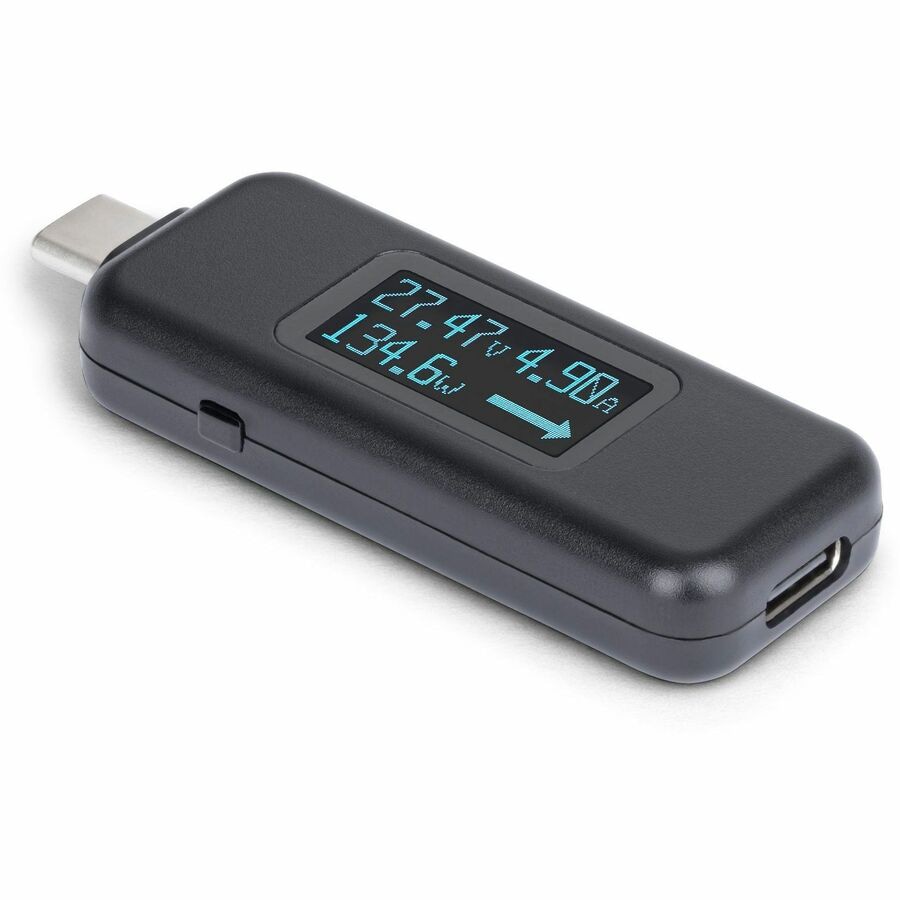 StarTech.com USB-C Power Tester, Bi-Directional Voltage/Current Multimeter, 240W PD, Digital USB-C Power Meter Tester