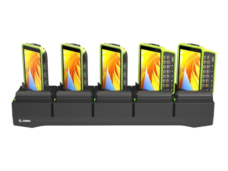 Zebra - handheld / battery charging cradle - 5-slot