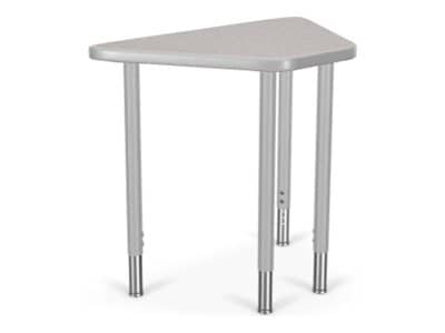 MooreCo Hierarchy Snap - desk - hexagonal - gray nebula