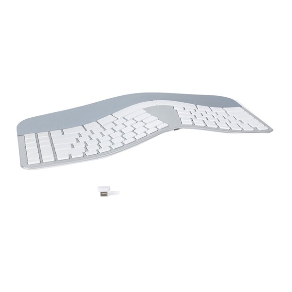 Matias Sculpted Ergonomic Rechargeable Keyboard for Mac