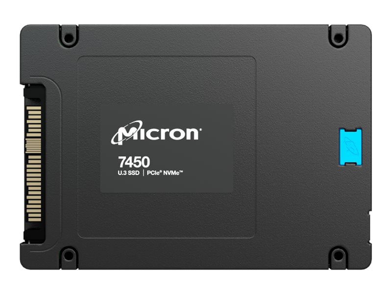 Micron 7450 PRO - SSD - Enterprise, Read Intensive - 7680 GB - U.3 PCIe 4.0 x4 (NVMe) - TAA Compliant