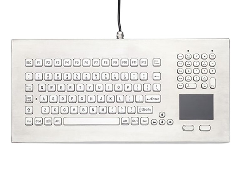 iKey Stainless Steel Keyboard with Touchpad