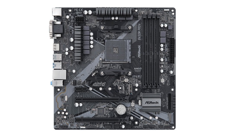 ASRock B450M Pro4 R2.0 - motherboard - micro ATX - Socket AM4