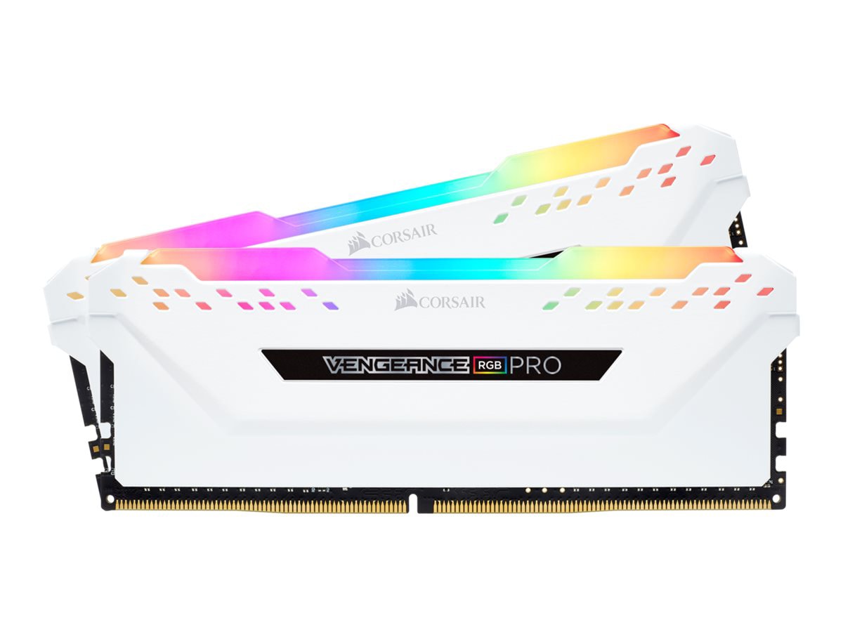 CORSAIR Vengeance RGB PRO - DDR4 - kit - 16 GB: 2 x 8 GB - DIMM 288-pin - 3000 MHz / PC4-24000 - unbuffered