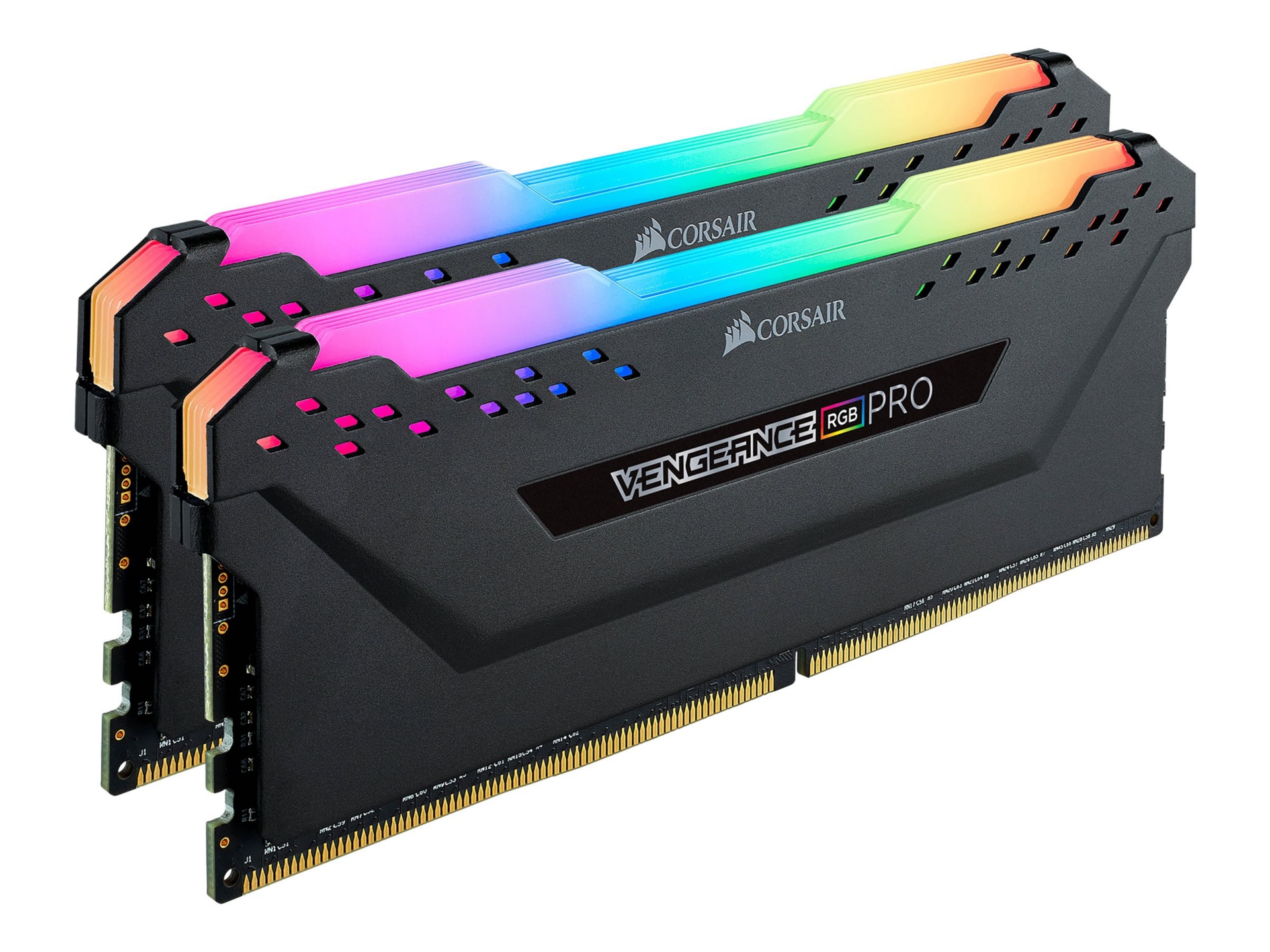 CORSAIR Vengeance RGB PRO - DDR4 - kit - 16 GB: 2 x 8 GB - DIMM 288-pin - 3200 MHz / PC4-25600 - unbuffered