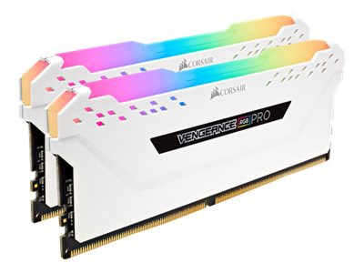 CORSAIR Vengeance RGB PRO - DDR4 - kit - 32 GB: 2 x 16 GB - DIMM 288-pin - 2666 MHz / PC4-21300 - unbuffered