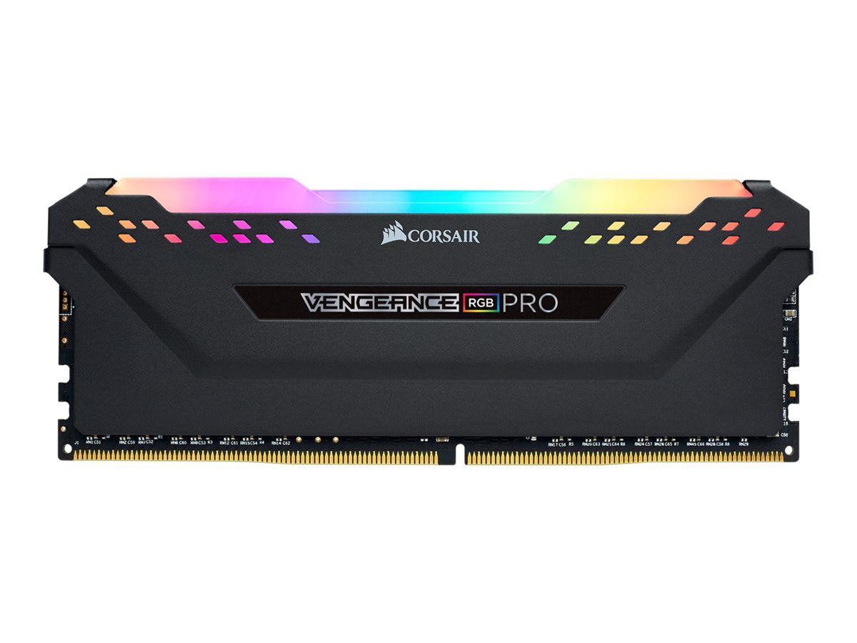 CORSAIR Vengeance RGB PRO - DDR4 - kit - 32 GB: 4 x 8 GB - DIMM 288-pin - 3600 MHz / PC4-28800 - unbuffered