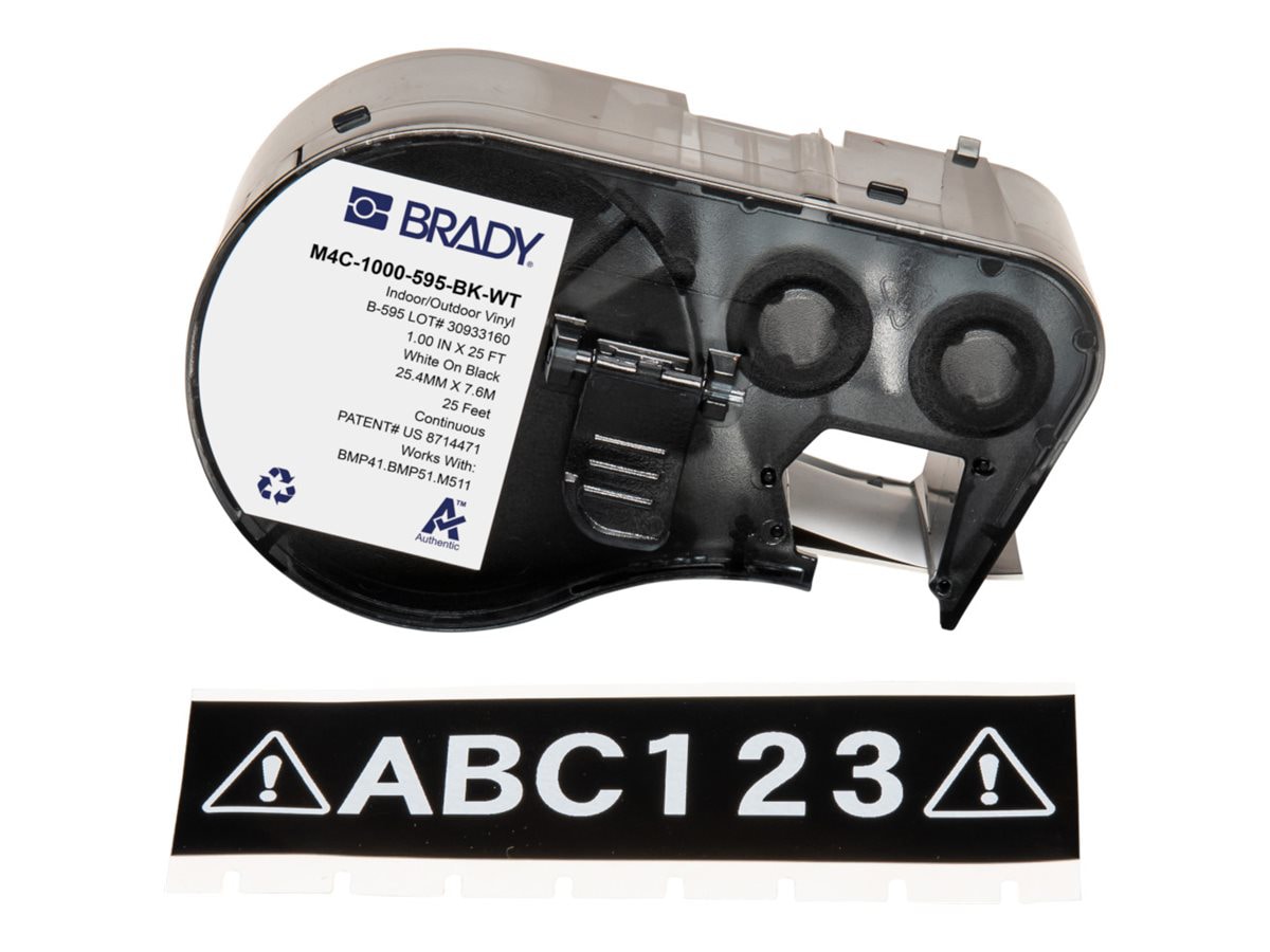 Brady B-595 - label tape - glossy - 1 roll(s) -
