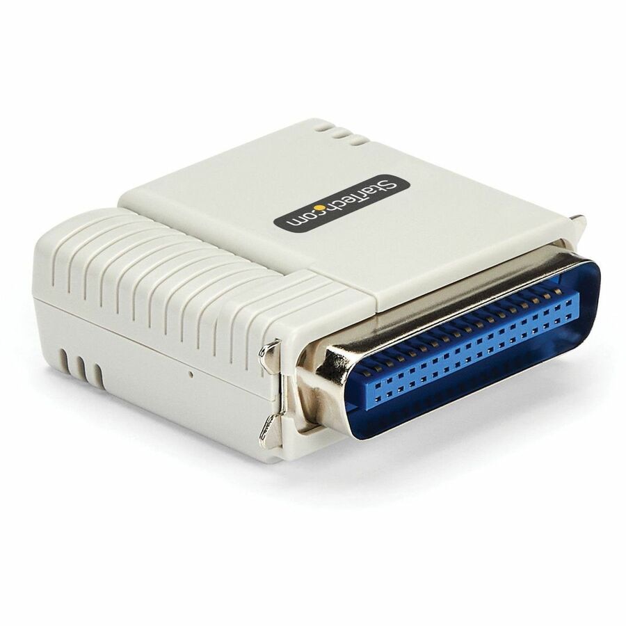 StarTech.com Ethernet to Parallel Network Print Server, 10/100 LAN, WebUI, Centronics Ethernet Printer Server Adapter