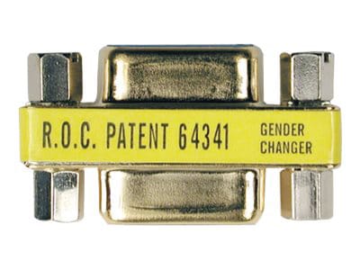 Tripp Lite Comapct Gold DB9 Gender Changer Adapter Connector DB9 M/M - serial gender changer - DB-9 to DB-9