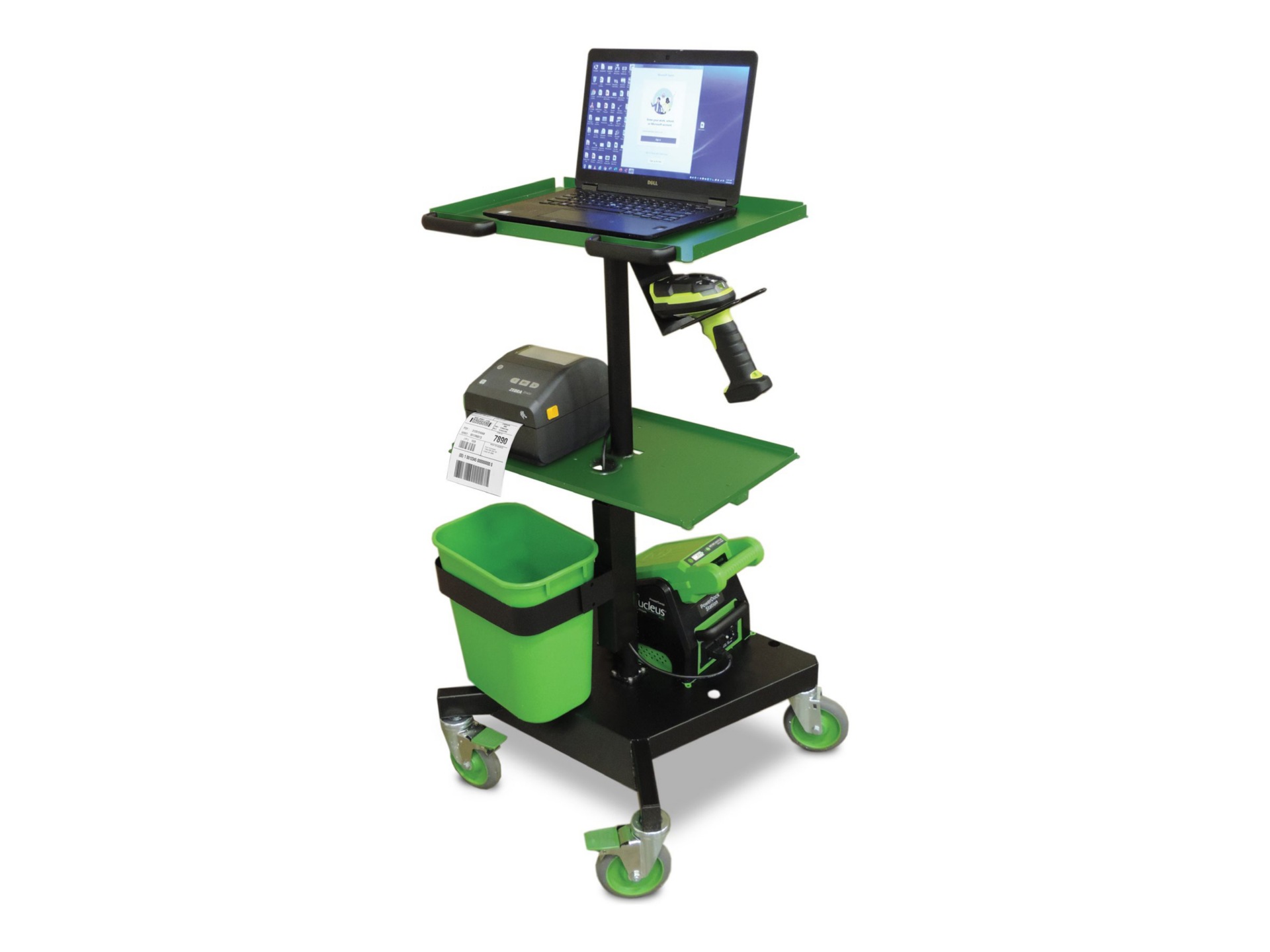 Newcastle Systems LT Series cart - rugged - for notebook / printer / scanne