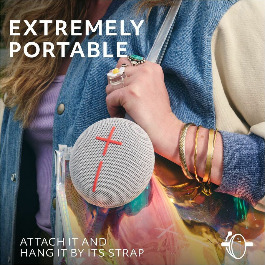 Thumbnail 6 of 13 for ULTIMATE EARS MINIROLL Ultra-Portable Waterproof Bluetooth Speaker, Big Bass, IP67 Dustproof, 131 ft (40 m) Range -