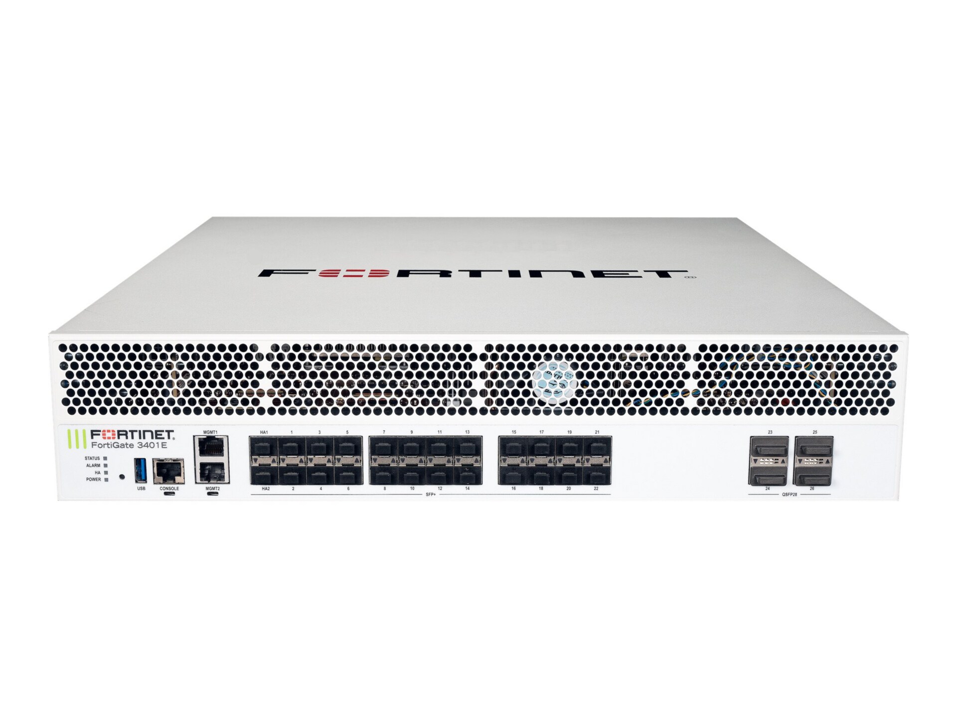 Fortinet FortiGate 3401E - security appliance - TAA Compliant - with 3 years 24x7 FortiCare Support + 3 years FortiGuard