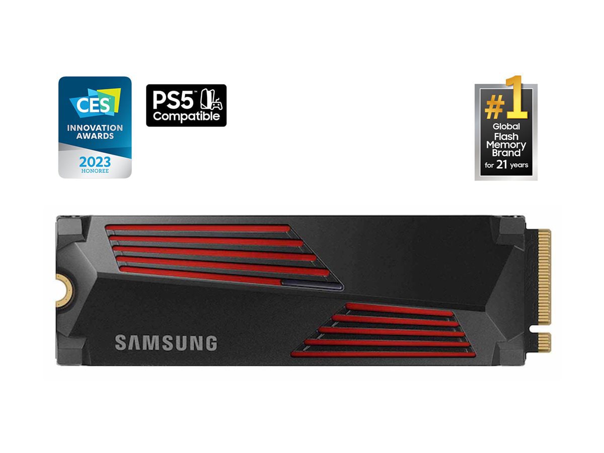 Samsung 990 PRO MZ-V9P4T0CW - SSD - 4 TB - PCIe 4.0 x4 (NVMe)