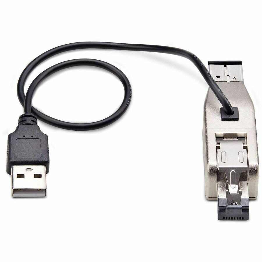 Thumbnail 3 of 6 for StarTech.com Gigabit Fiber to RJ45 Ethernet Media Converter Dongle, Optical Singlemode/Multimode, TAA, USB Powered