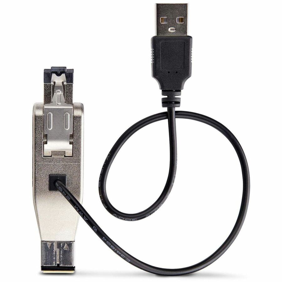 Thumbnail 5 of 6 for StarTech.com Gigabit Fiber to RJ45 Ethernet Media Converter Dongle, Optical Singlemode/Multimode, TAA, USB Powered