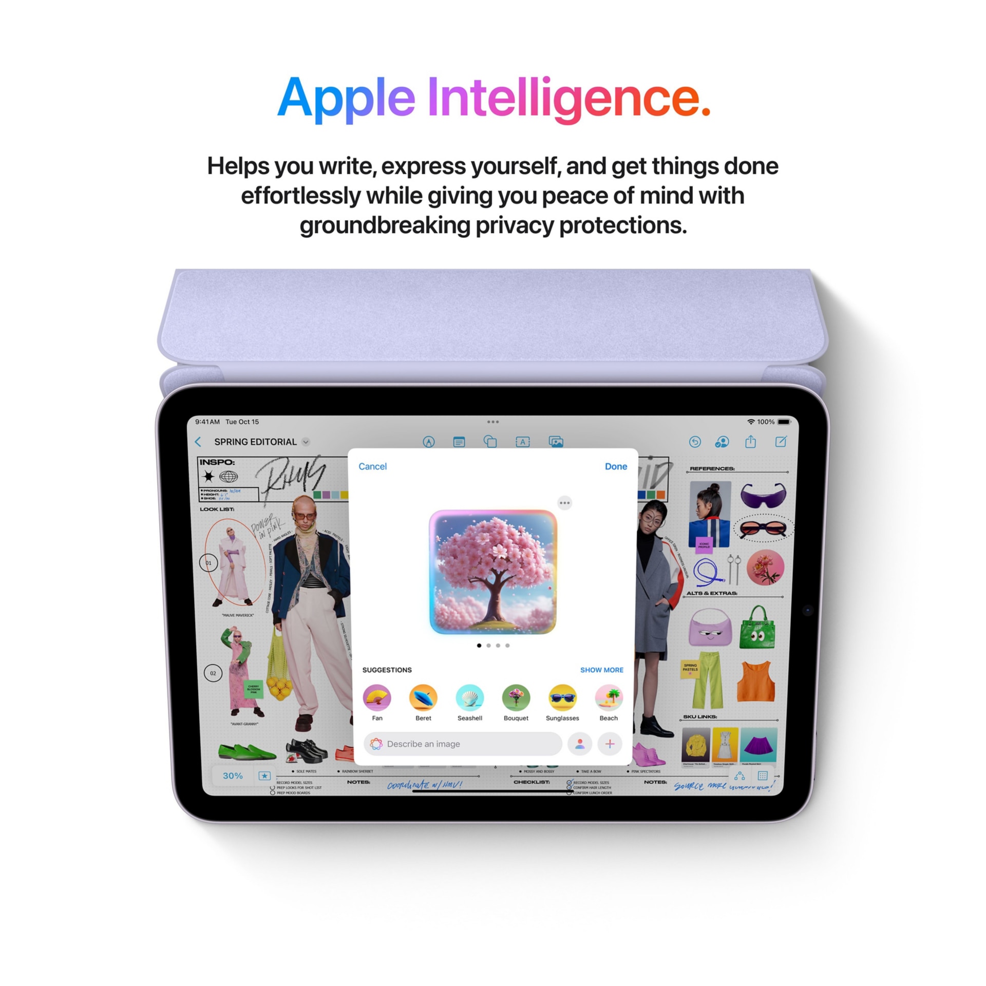 Thumbnail 5 of 10 for Apple iPad mini 8.3" - A17 Pro Chip - Wi-Fi + Cellular - 5G Connectivity - 128 GB - Starlight