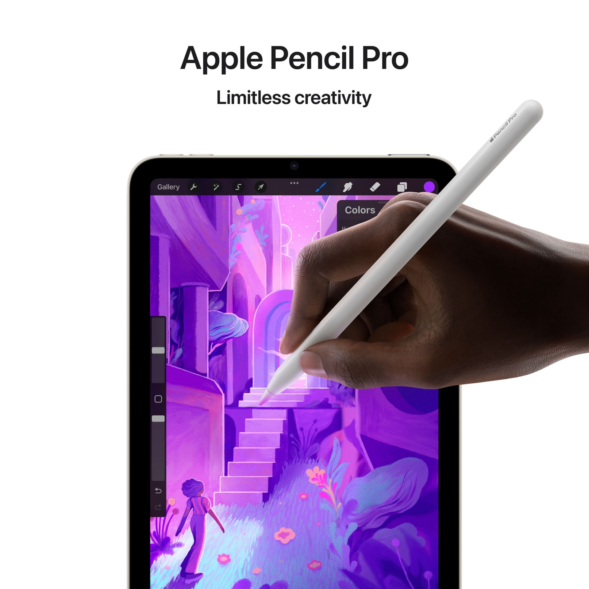 Thumbnail 6 of 10 for Apple iPad mini 8.3" - A17 Pro Chip - Wi-Fi + Cellular - 5G Connectivity - 128 GB - Starlight